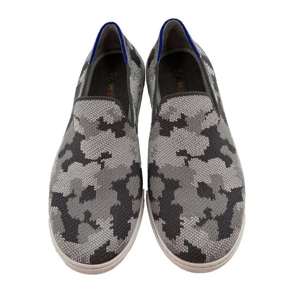 Rothy’s The Kids sneaker Gray Camo Size 4 Tennis Shoe - Picture 3 of 8